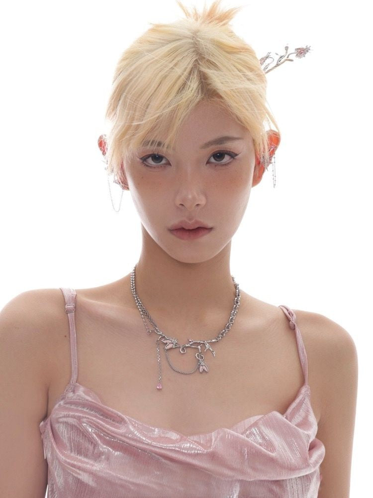 firefly Series Clavicle Chain Niche Design Multi-layer Necklace