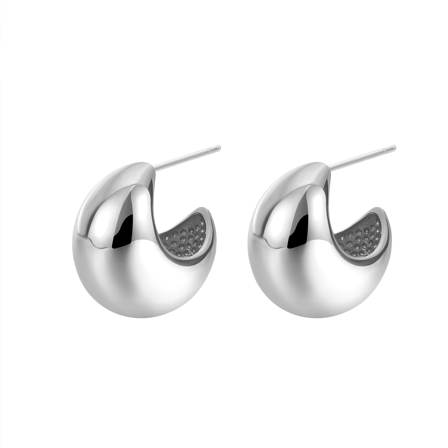Retro Atmospheric Hoop Earrings For Women Trendy