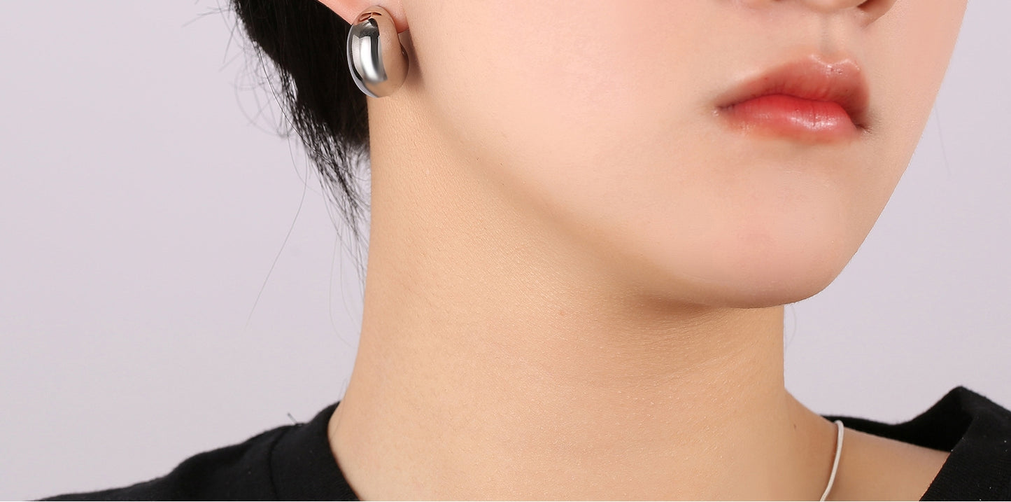 Retro Atmospheric Hoop Earrings For Women Trendy