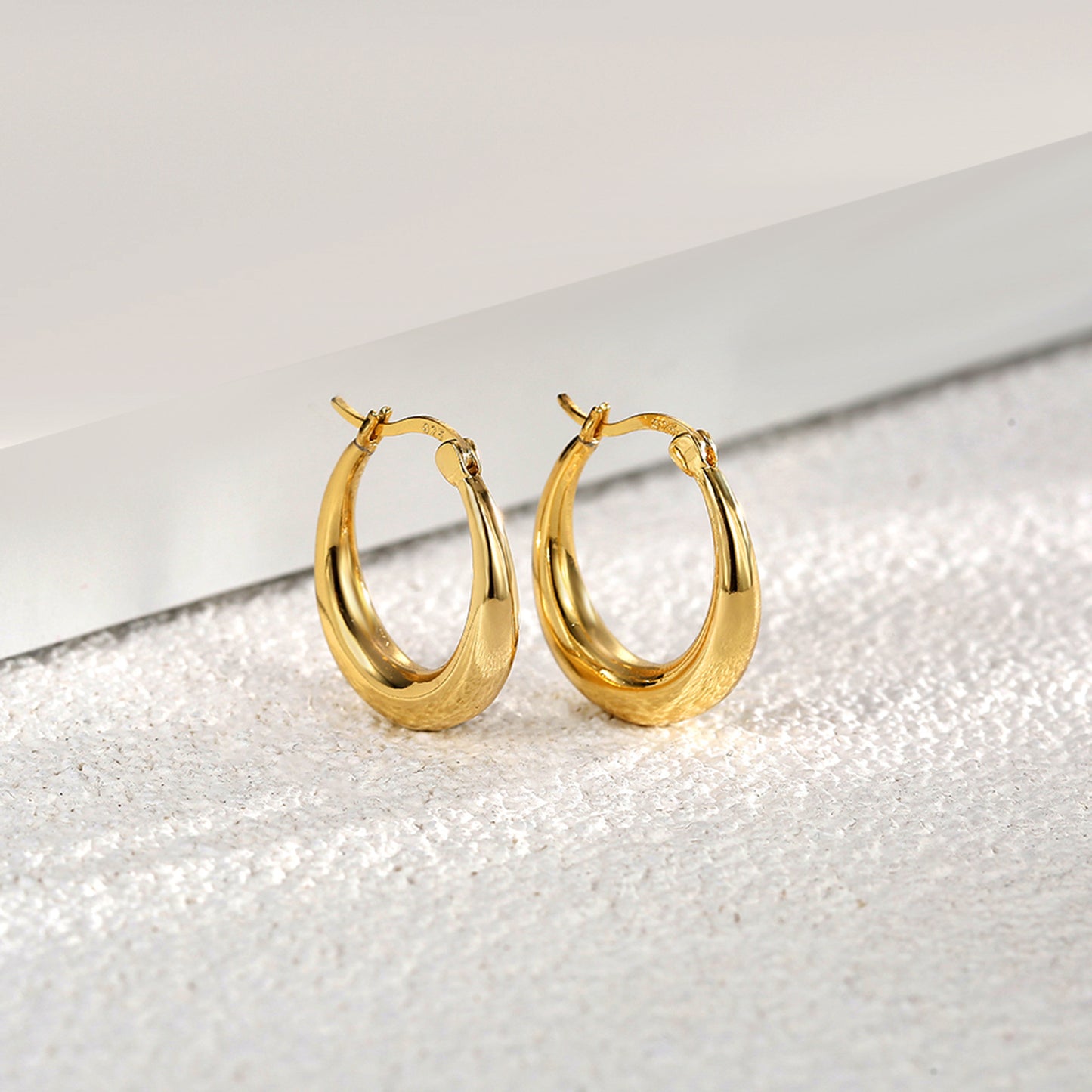 Gold Hoops Earrings For Women Trendy