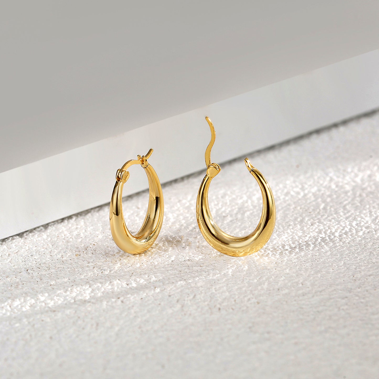 Gold Hoops Earrings For Women Trendy