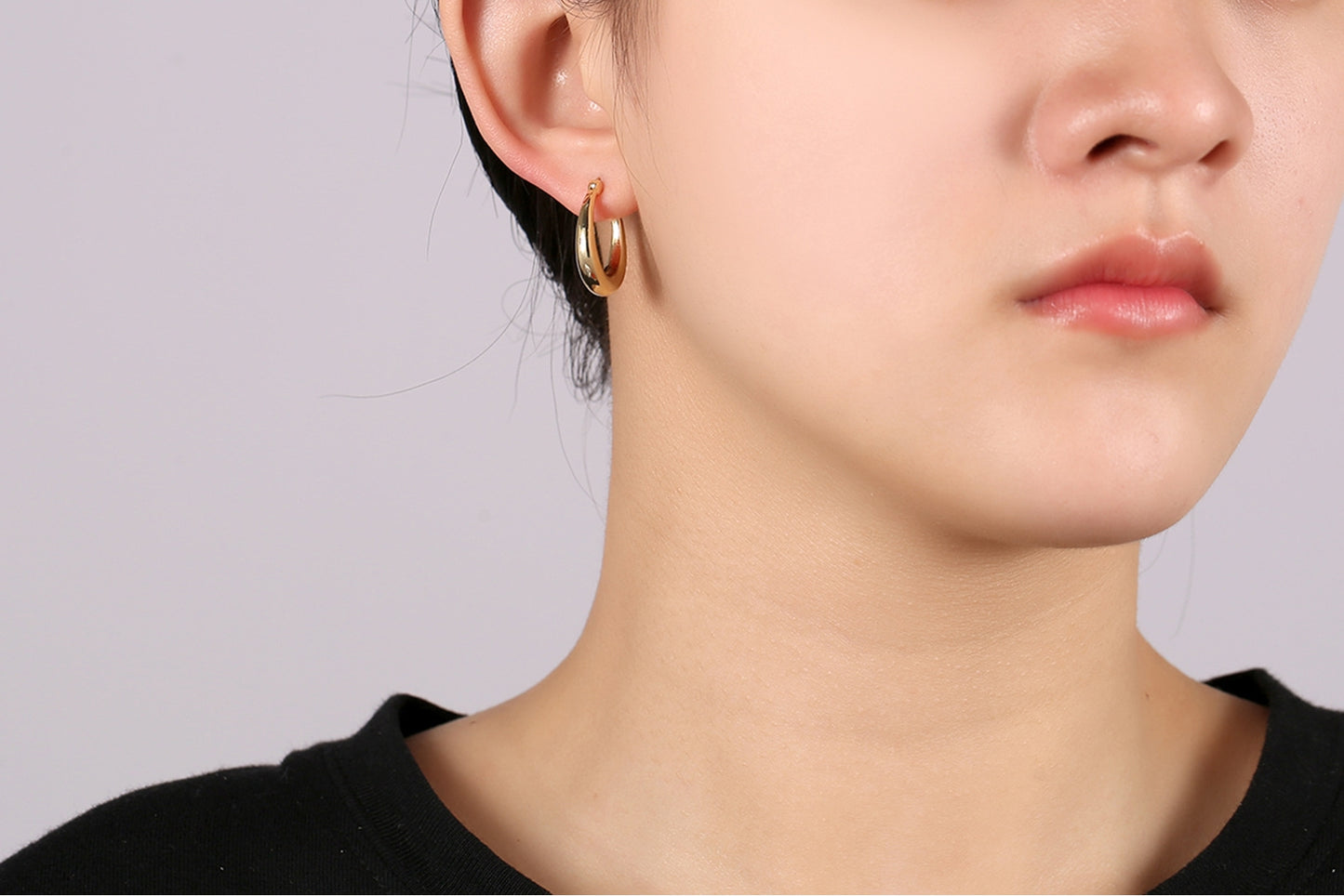 Gold Hoops Earrings For Women Trendy