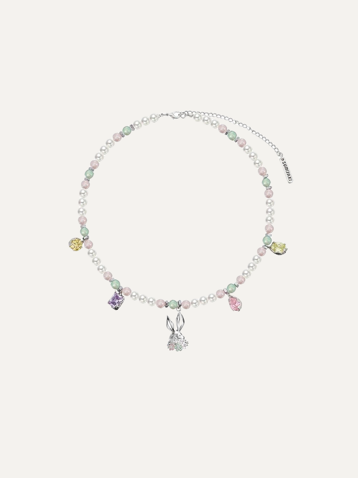 Secret Realm Series Spicy Girl Sweet Cool Colorful Pearl Necklace