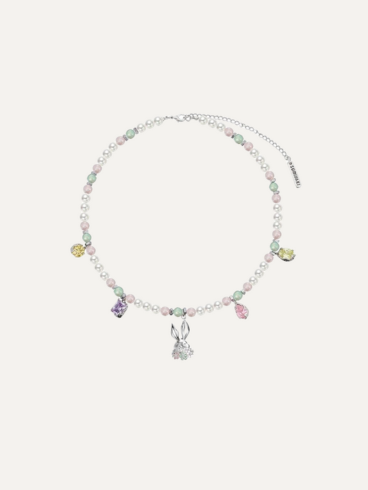 Secret Realm Series Spicy Girl Sweet Cool Colorful Pearl Necklace