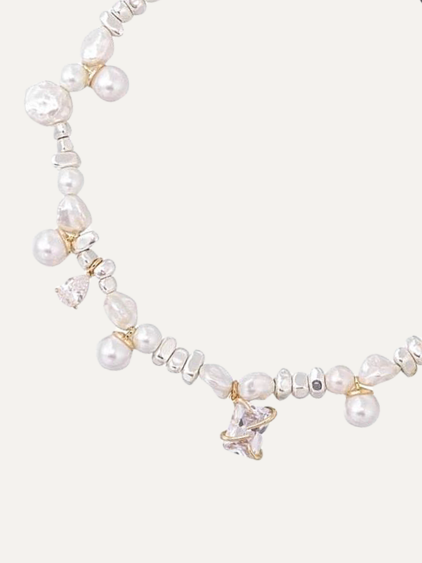 Gold & Silver Baroque Necklace