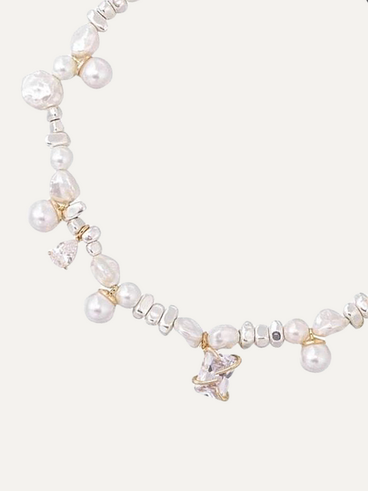 Gold & Silver Baroque Necklace