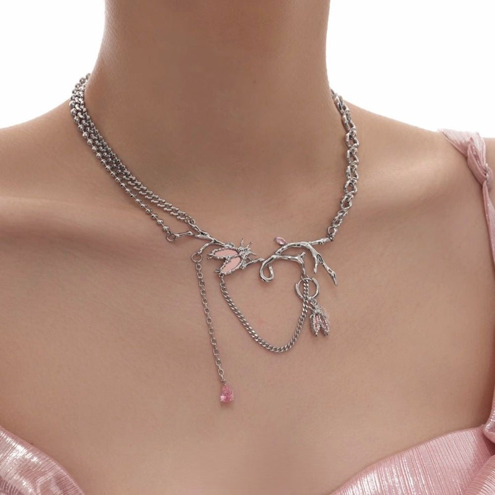 firefly Series Clavicle Chain Niche Design Multi-layer Necklace