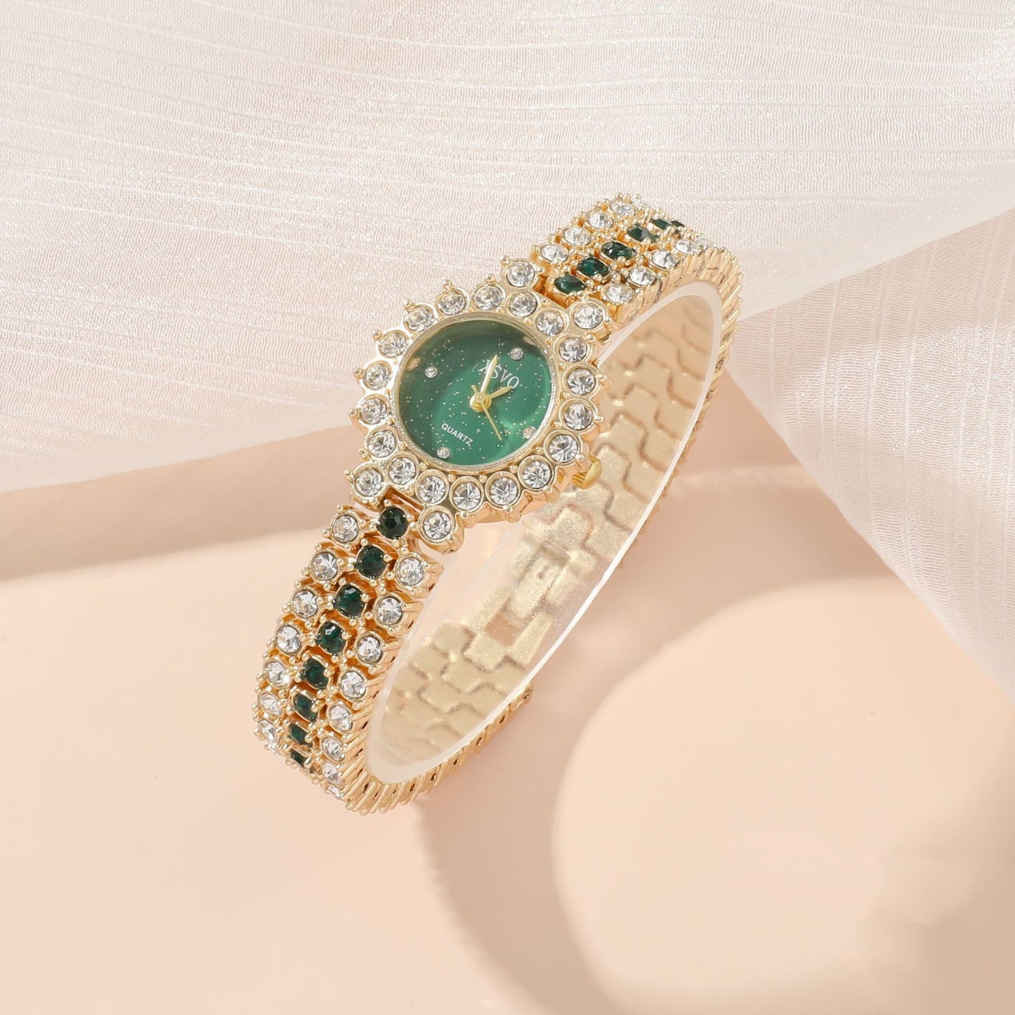 Little Green Watch Ladies Steel Strap Quartz Watch Gift Box 5pcs/set Gifts For Women