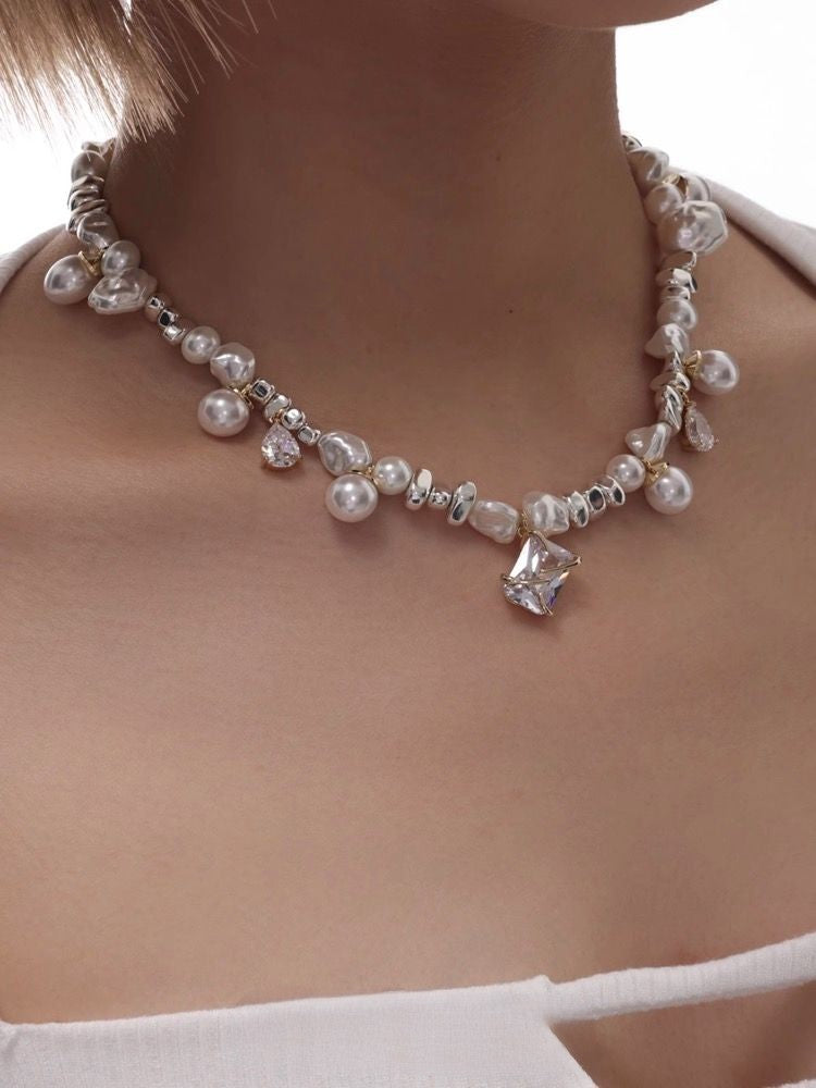 Gold & Silver Baroque Necklace