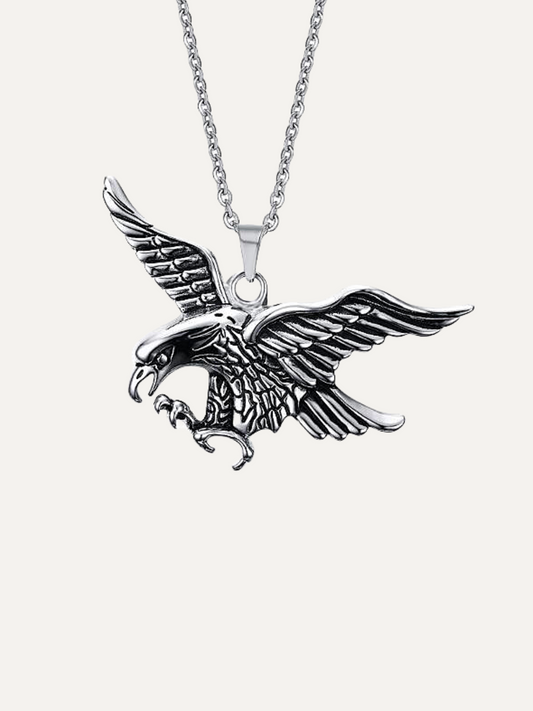 Flying Eagle Pendant Choker