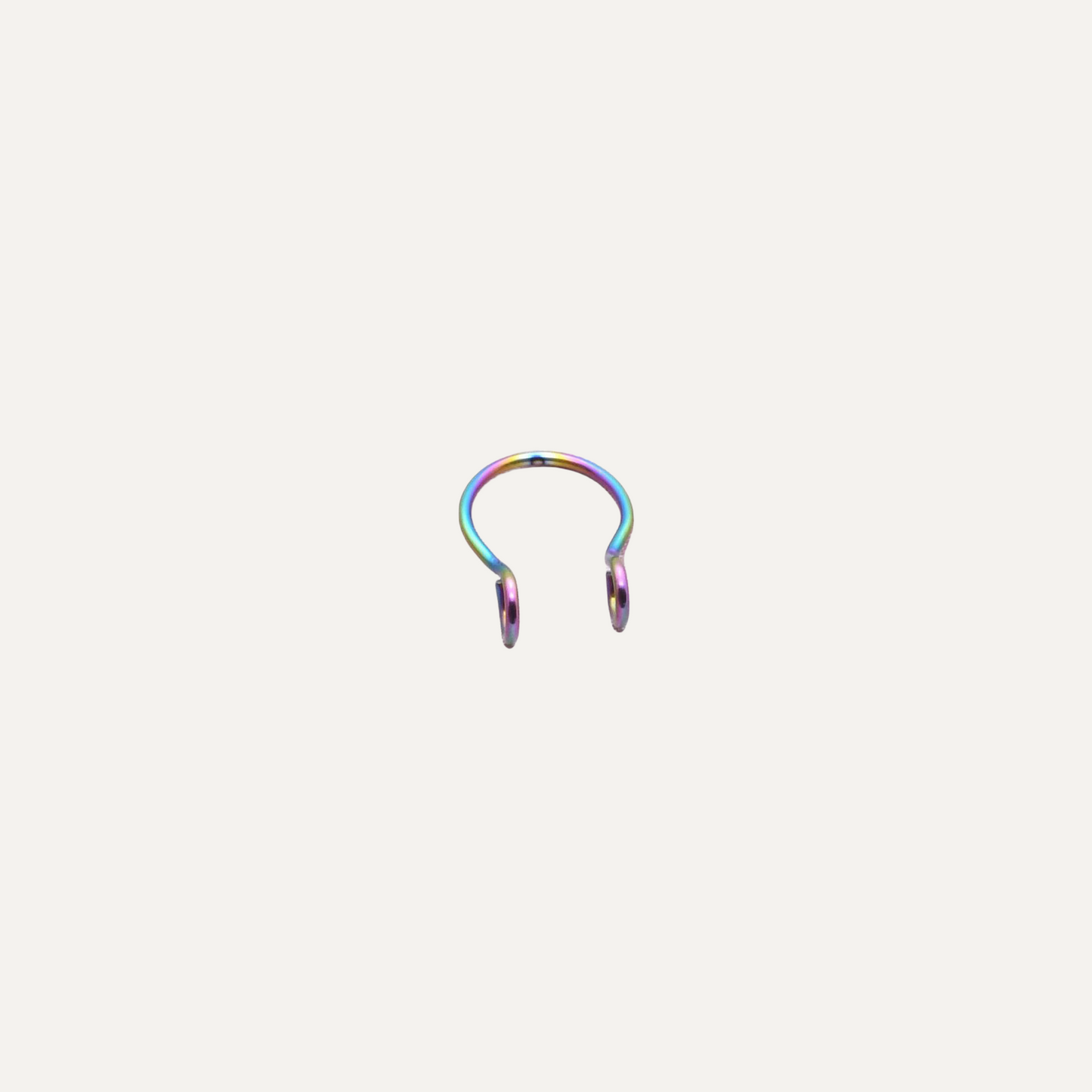 Double Ring Nose Ring Nasal Septum