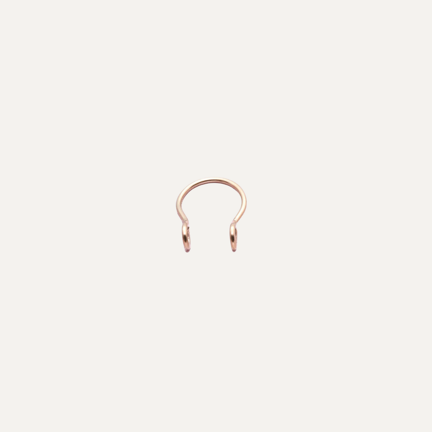 Double Ring Nose Ring Nasal Septum