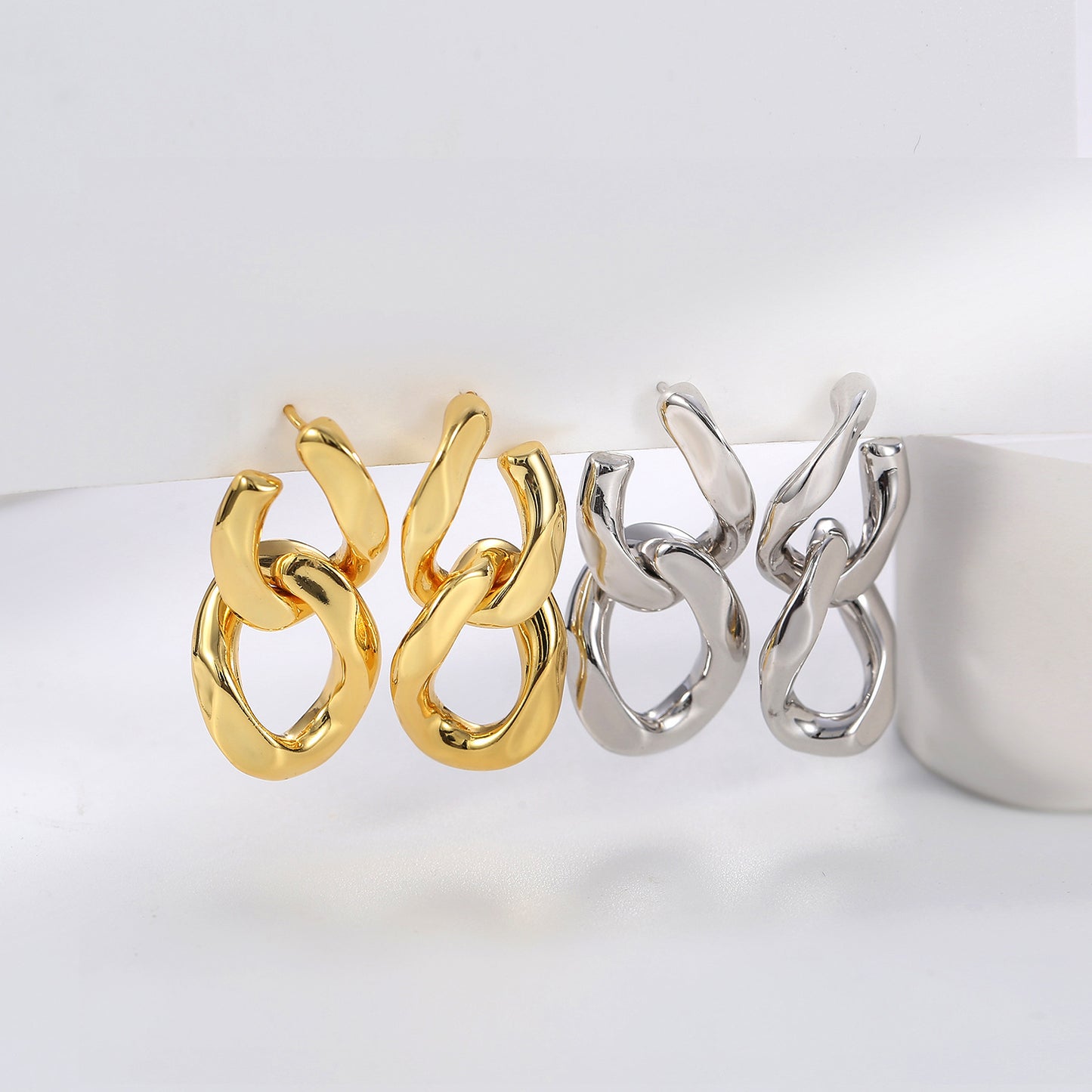 Metal Chain Earrings for Women