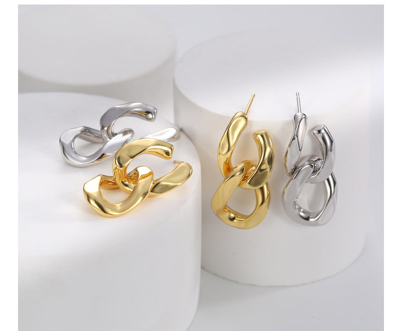 Metal Chain Earrings for Women
