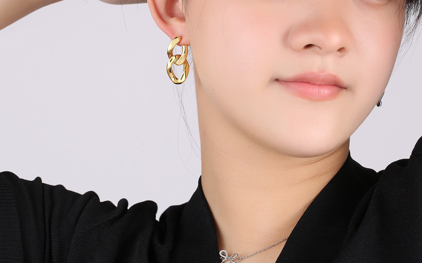 Metal Chain Earrings for Women