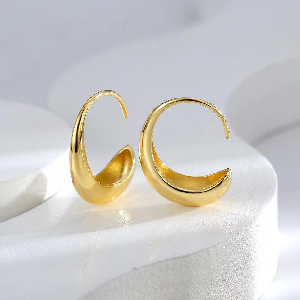 C-shaped Simple Earrings for Women