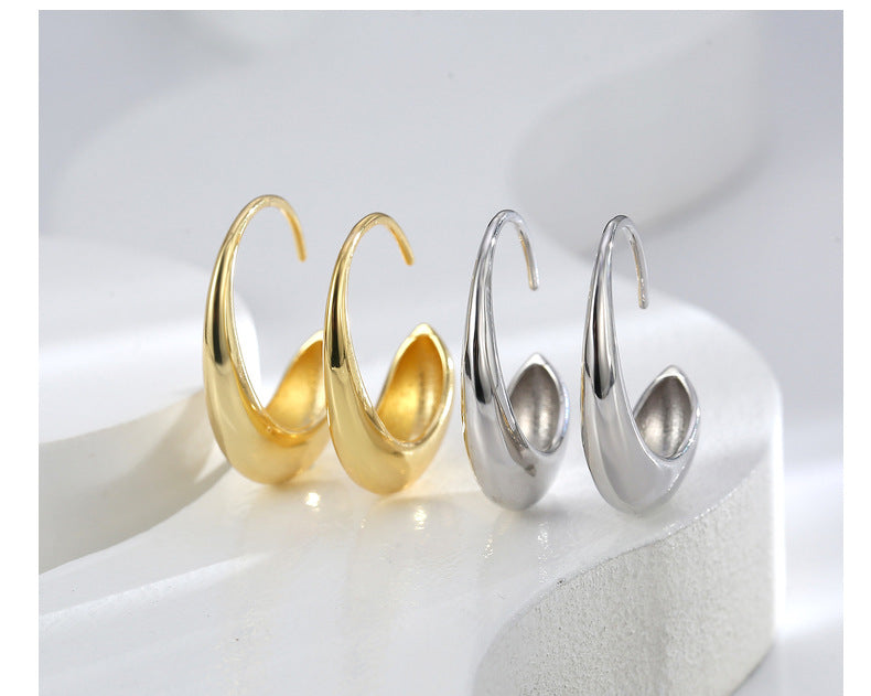 C-shaped Simple Earrings for Women