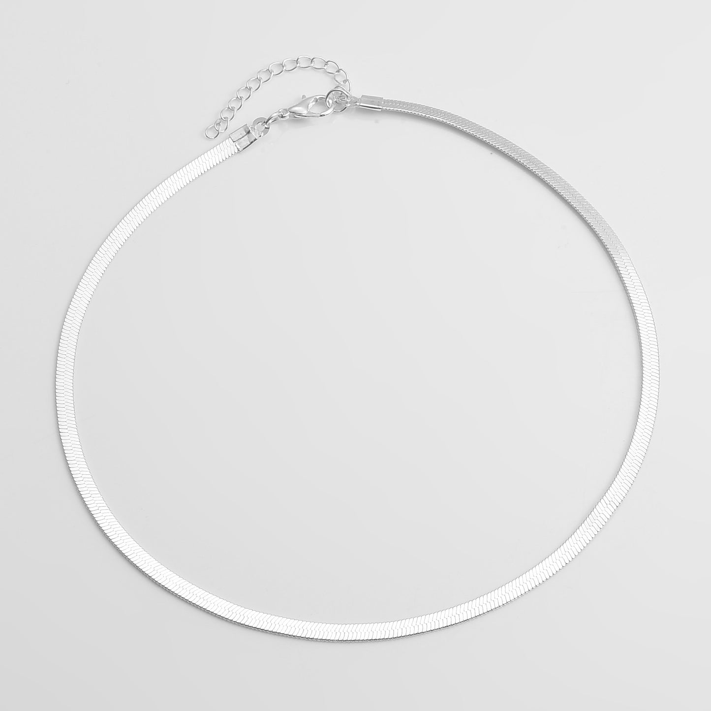 Gold Blade chain Choker Necklace for Women Sexy Flat snake chain Gift