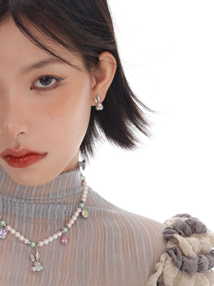 Secret Realm Series All Body Pure Silver Earrings for Women
