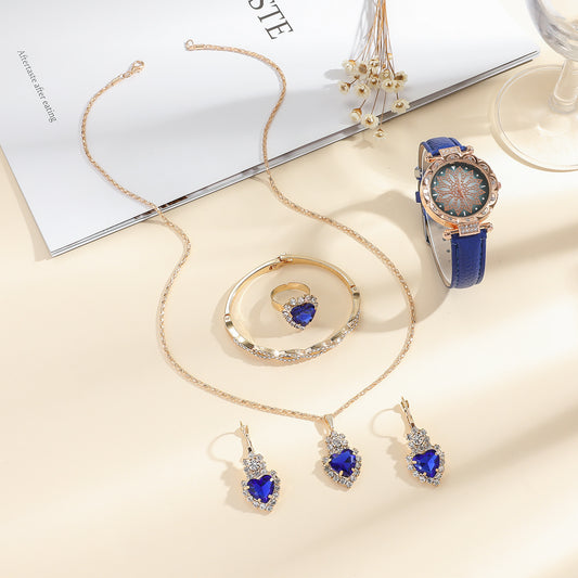 Vintage Sapphire Quartz Watch Set