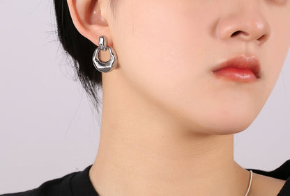 Three-dimensional Stud Earrings For Women Trendy