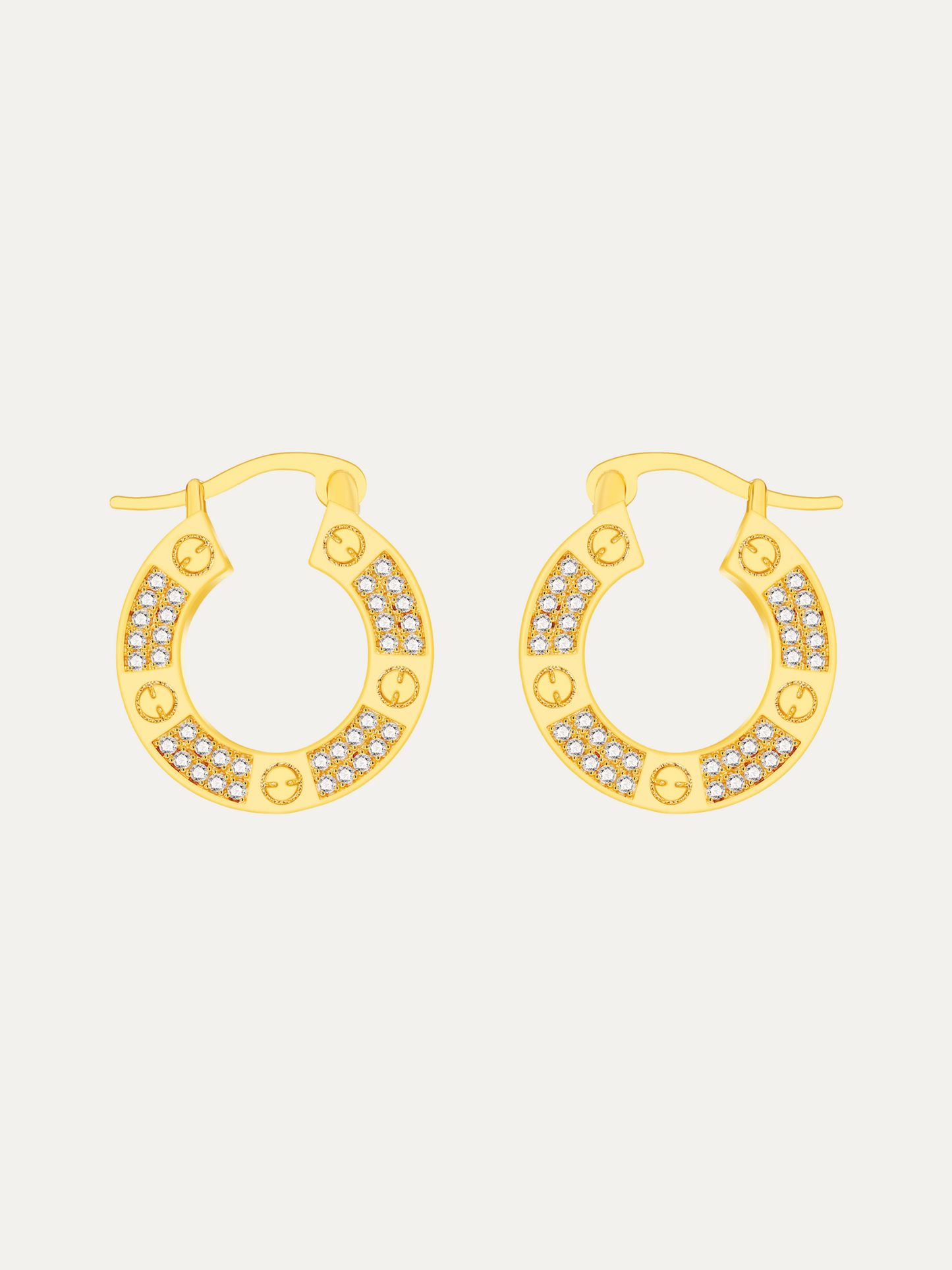 Diamond Gold Plated Earrings For Women Trendy