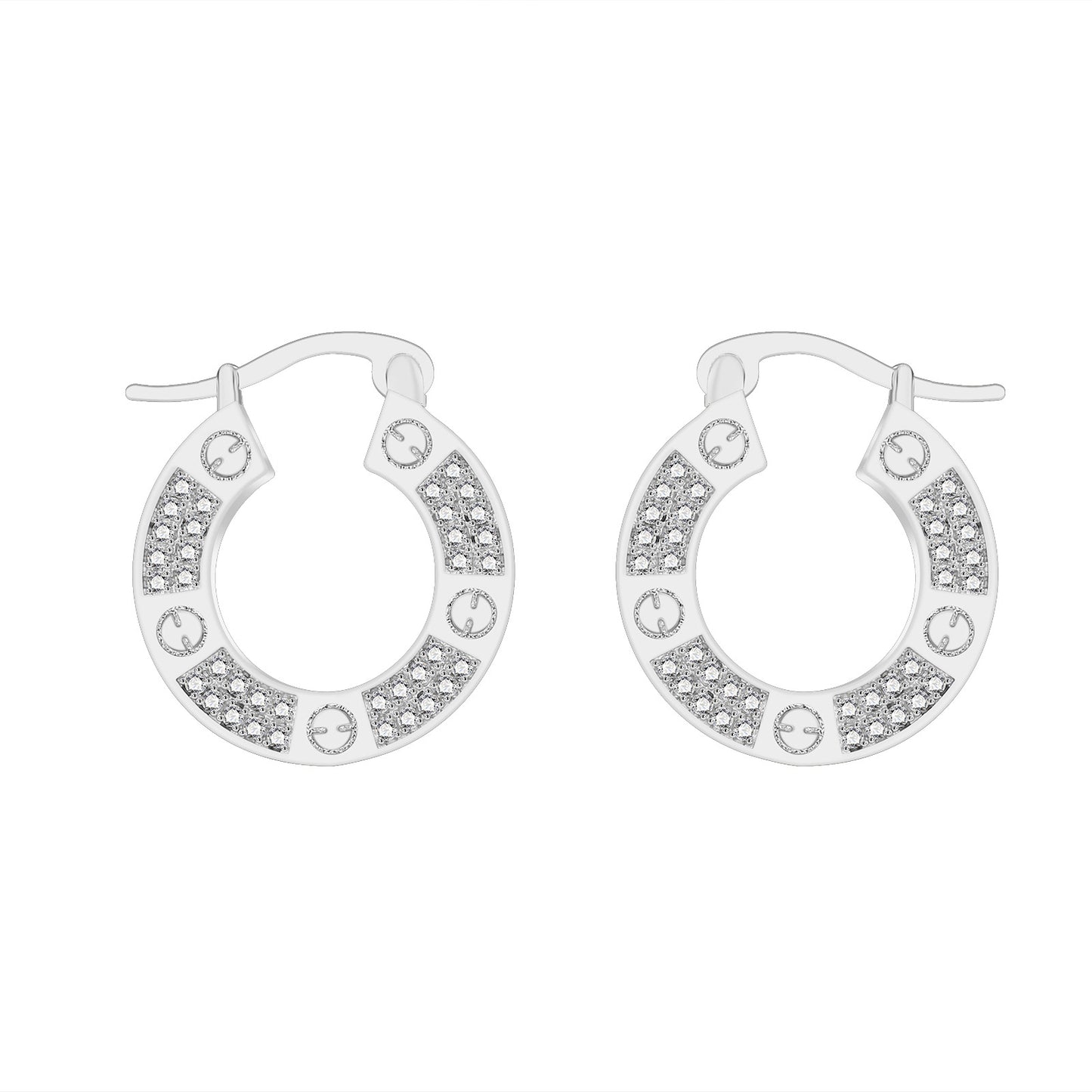 Diamond Gold Plated Earrings For Women Trendy