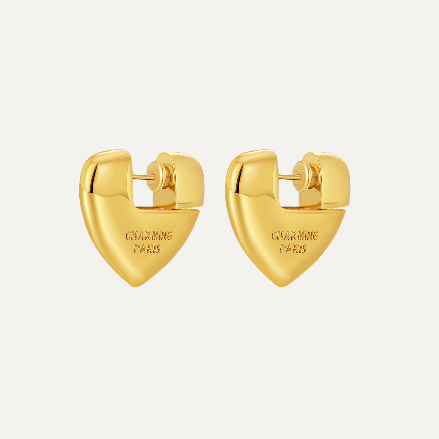 Love Gold Hoops Earrings for Women