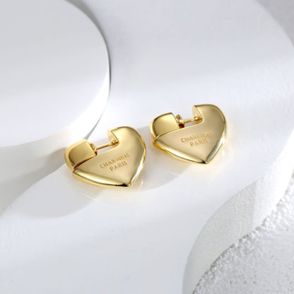 Love Gold Hoops Earrings for Women