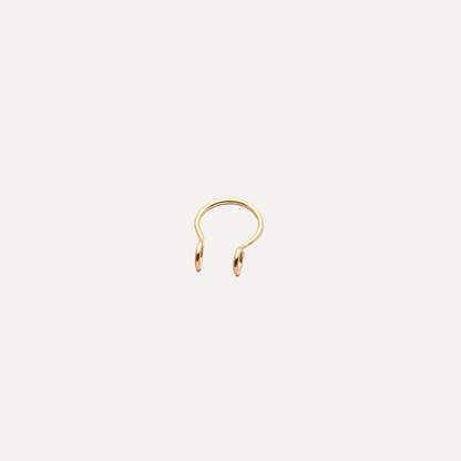 Double Ring Nose Ring Nasal Septum