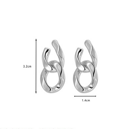 Metal Chain Earrings for Women