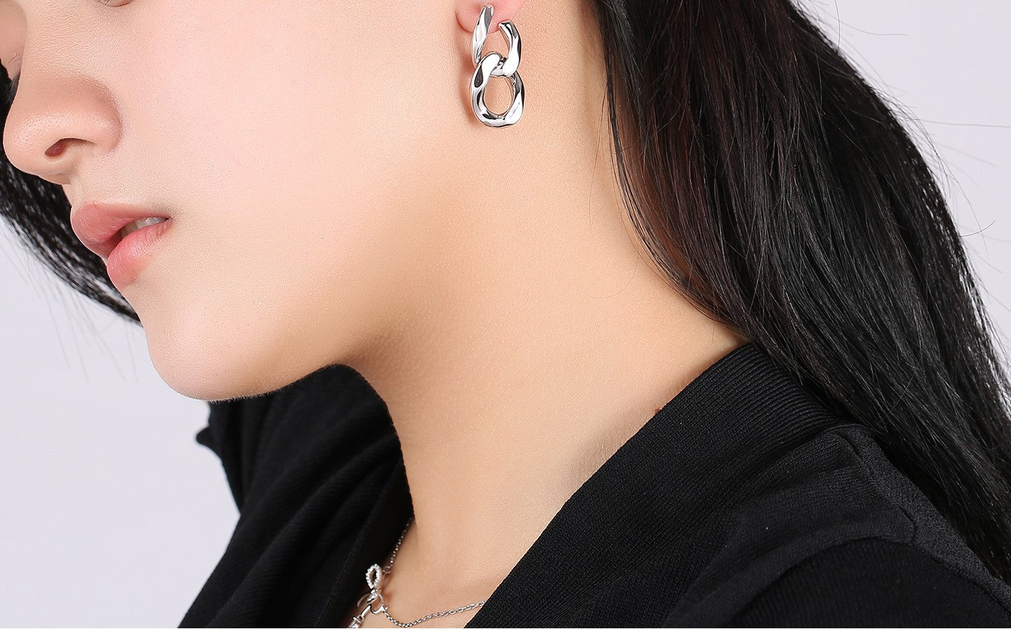 Metal Chain Earrings for Women