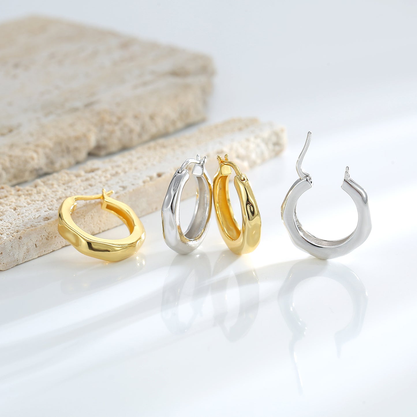 Hoop Commuter Earrings for Women