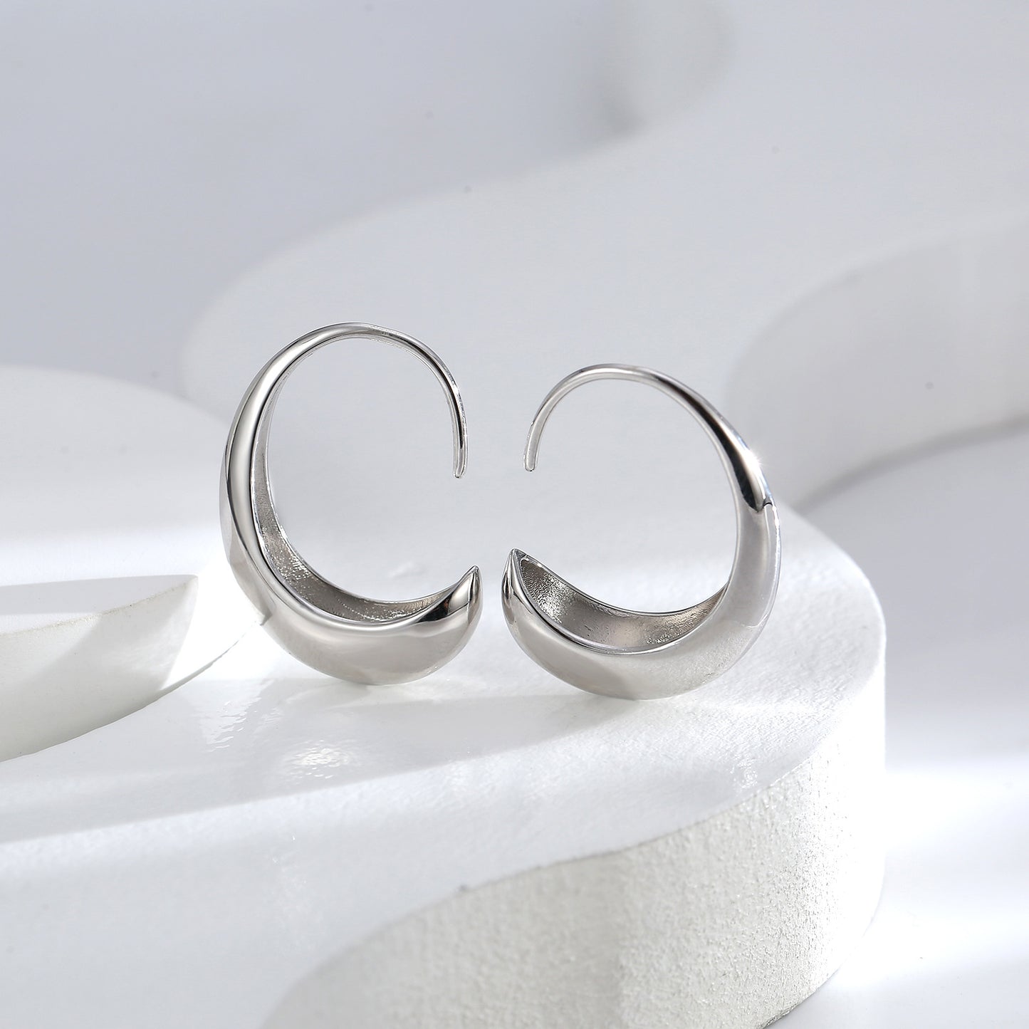 C-shaped Simple Earrings for Women
