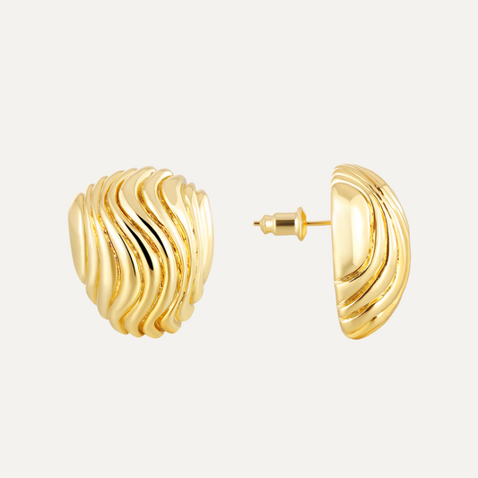 Pleated Earrings For Women