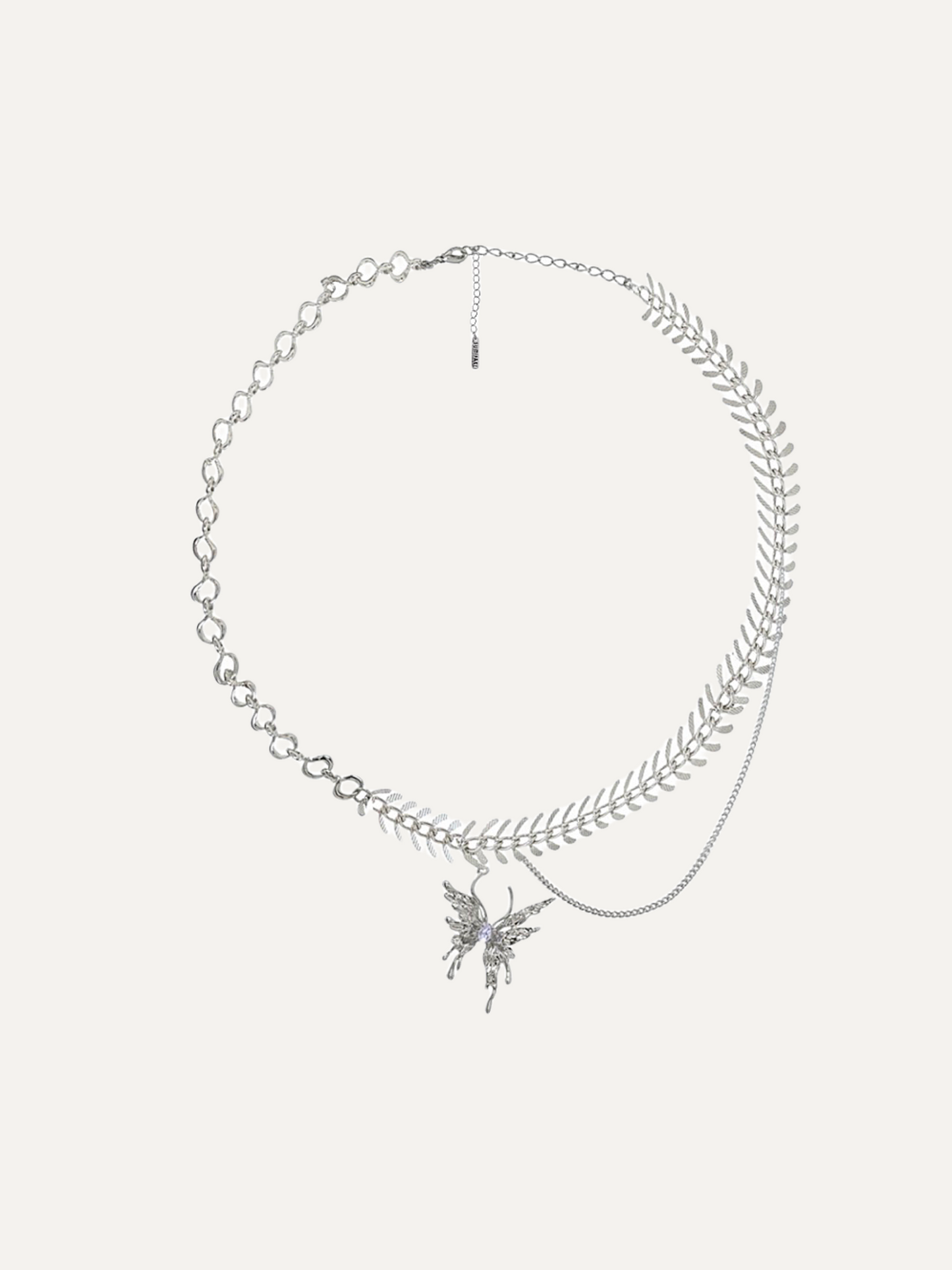 Biochemical Butterfly Necklace Collarbone Chain