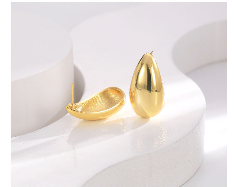 Gold Drop Earrings For Women Trendy