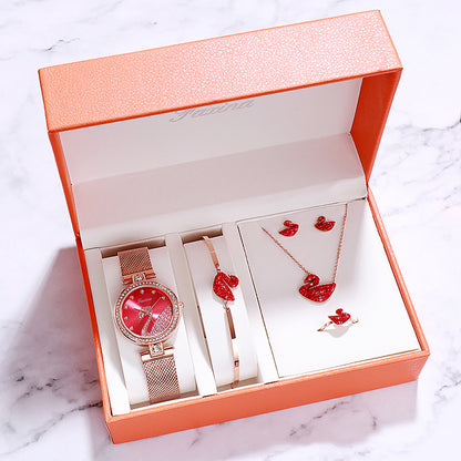 Swan Diamond Watch 5 Set