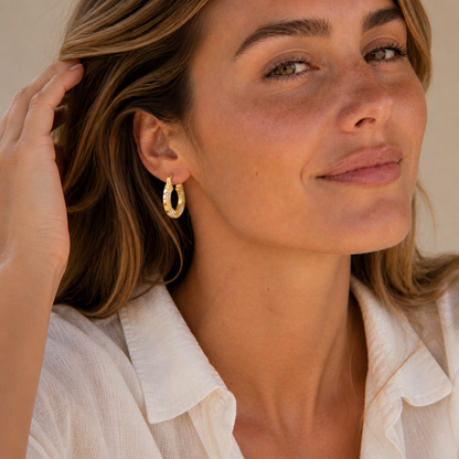 Diamond Gold Plated Earrings