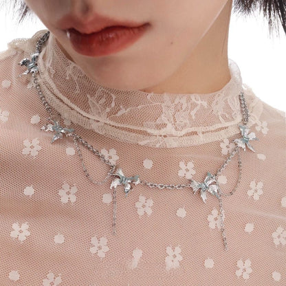 Dissimilarity Butterfly Series Collar Chain